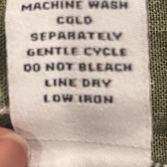 Emma & Michele -Smocked Floral print Maxi Dress. Size: Large Color: Olive/White - Picture 6 of 10